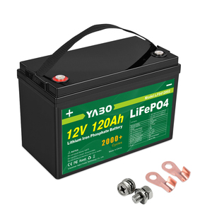 Fabricant YABO Cellule cylindrique écologique lfp lifepo4 batterie au lithium-ion 12.8v 120ah au lithium - Product Image 3
