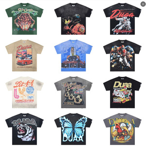 L'Ultima T-shirt da Uomo DUAA a Maniche Corte con Collo Rotondo, in Puro Cotone Traspirante e alla Moda, dagli Stati Uniti - Product Image 2