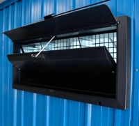 Grille d'aération de qualité supérieure pour volailles, pour fenêtres, murs et plafonds, pour l'équipement d'élevage avicole et de poulaillers