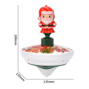 Groothandel Kerst Spinnen Top Speelgoed Speed Twirl Top Met Licht En Muziek Rotatie Speelgoed Voor Kinderen Kerstfeest Geschenken <span class=keywords><strong>Spiner</strong></span> - Product Image 6
