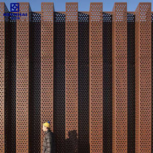 Los paneles de fachada decorativos de aluminio más populares, persianas de pantalla para exteriores para oficinas residenciales y aplicaciones exteriores de hoteles - Product Image 4