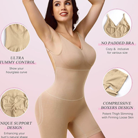 Body Sculptant Sans Coutures Grande Taille pour Femmes, Gaine Amincissante Effet Ventre Plat et Remonte-Fesses, Dorsal Bas et Dos Magnifique