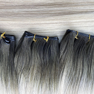 Extensiones de Cabello Humano Ruso Virgen Genius Weft 12A, Sin Remy, 30 Pulgadas, Rubio Ondulado Europeo, Invisible, Rizado, Doble Trama - Product Image 1