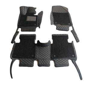 PVCレザーカーマット新しいデザインカバーしきい値高級レザー + コイルフォーチュナーカーマット - Product Image 6