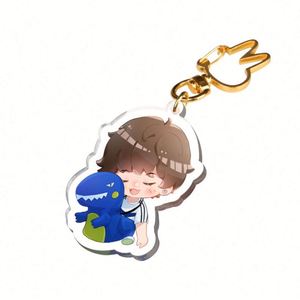 Design Creative Acrylic <b>Keychain</b> Diy Advertising Photo Pendant - Product Image 3