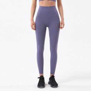 Leggings Yoga a Vita Alta da Donna per Sport, Pantaloni Traspiranti in Spandex/Nylon, Senza Effetto Camel Toe, Elastico in Vita, Logo Personalizzabile - Product Image 4