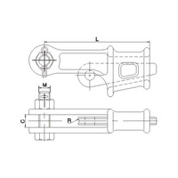 Pince à fil, Type NX à cale, coupe-fil