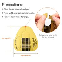 Suministros Profesionales para Arte de Uñas, Moldes Autoadhesivos para Extensión de Uñas con Gel Constructor