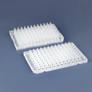 Plaque PCR 96 puits compatible ABI 0.1/0.2ml à demi-jupe avec chiffres et lettres - Product Image 3