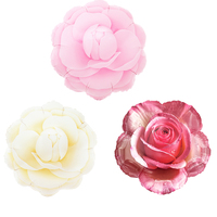 Ballons de fleurs de camélia et de rose élégants de conception originale personnalisés CYmylar pour la fête prénuptiale, le mariage, la Saint-Valentin