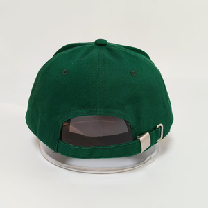 Sombreros clásicos personalizados con ala bordada en 3D para hombre, gorra de béisbol verde bordada con logotipo