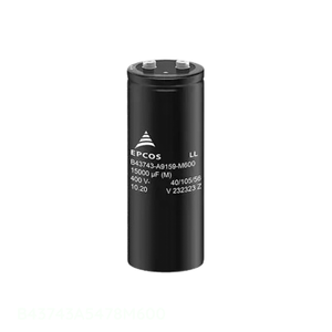 Condensador de Canal de Fabricante 4.7 mF CAP ALUM 4700UF 20% 450V SCREW Montaje en Chasis B43743A5478M600 - Product Image 1