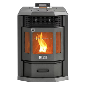 Estufa de Pellets Cilíndrica Independiente de Alto Rendimiento, Ecológica y Duradera, con Tanque de Combustible de 50 kg, Acero Laminado en Frío, para Baño - Product Image 1