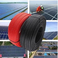Solar-Gleichstromkabel 4mm² Doppelt Isoliert Zweiadrig Verzinntes Kupferkabel mit PVC-Isolierung für PV-Module