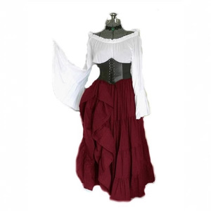 Abito <span class=keywords><strong>da</strong></span> Donna per Feste Danza Costume Retrò Cosplay Abito <span class=keywords><strong>da</strong></span> <span class=keywords><strong>Sera</strong></span> Mascherata Vittoriano Gotico Regina Medievale Rinascimentale Principessa Elfica - Product Image 6