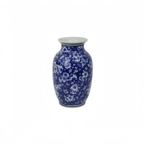 Pot à gingembre décoratif bleu et blanc à motif <span class=keywords><strong>de</strong></span> fleurs <span class=keywords><strong>de</strong></span> prunier avec couvercle, idéal pour le rangement <span class=keywords><strong>de</strong></span> la <span class=keywords><strong>salle</strong></span> <span class=keywords><strong>de</strong></span> <span class=keywords><strong>bain</strong></span> et la décoration intérieure - Product Image 5