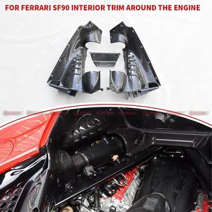 Kit Interior de Motor para Auto, Estilo OEM, en Fibra de Carbono Seca de Excelente Calidad, para Ferrari SF90 - Product Image 4