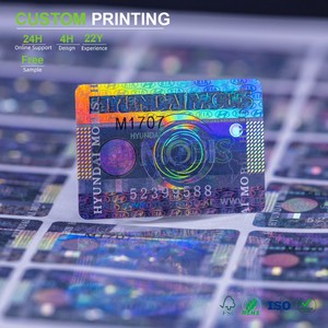 Etiquetas Adhesivas PET Personalizadas de Alta Calidad con Protección de Holograma 3D y Características Anti-Falsificación - Product Image 1