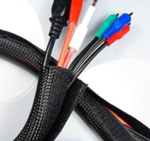 Funda Trenzada Expandible de Poliéster MST-BZ con Gancho y Bucle, Funda para Cables de PET, Organización de Cables de Tipo Abierto - Product Image 6