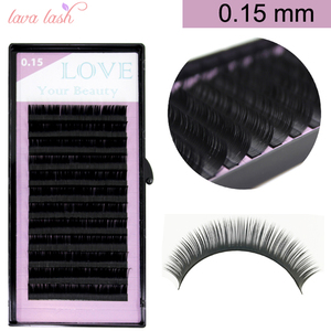 Lavalash Natural Long Cosmetics Oem Private Label Lashes <strong>Extension</strong> Silk Synthetic <strong>Mink</strong> <strong>Eyelash</strong> <strong>Extension</strong> - Product Image 2