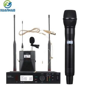 Sistema Wireless Digitale Avanzato ULXD4D <span class=keywords><strong>a</strong></span> Doppio Canale con Microfono <span class=keywords><strong>a</strong></span> Condensatore KSM9 per Voce Principale con Chiarezza Estrema - Product Image 1