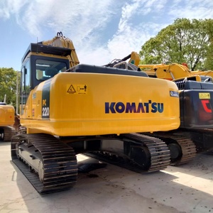 Excavadora de cadenas KOMATSU PC220-7 para trabajos de movimiento de tierras, excavadoras usadas Komatsu PC220, importación de Japón, segunda mano, PC220-8, PC220-11 - Product Image 3