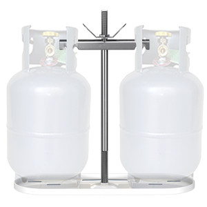 Support de réservoir de propane double <span class=keywords><strong>pour</strong></span> <span class=keywords><strong>caravane</strong></span> RV de 20lb, support de réservoir de propane double <span class=keywords><strong>pour</strong></span> accessoires extérieurs de camping-car - Product Image 3