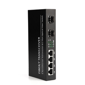 Bán buôn Gigabit <span class=keywords><strong>Ethernet</strong></span> sợi chuyển đổi với 2 SFP cổng 4 RJ45 cổng thu phát sợi SFP thu phát - Product Image 4