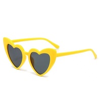 Gafas de Sol Infantiles UV400 de Moda, con Forma de Corazón, en Rosa, Azul, Dorado y Rojo, Gafas de Diseño Personalizadas para Bebés, Niños y Niñas, Venta al Por Mayor