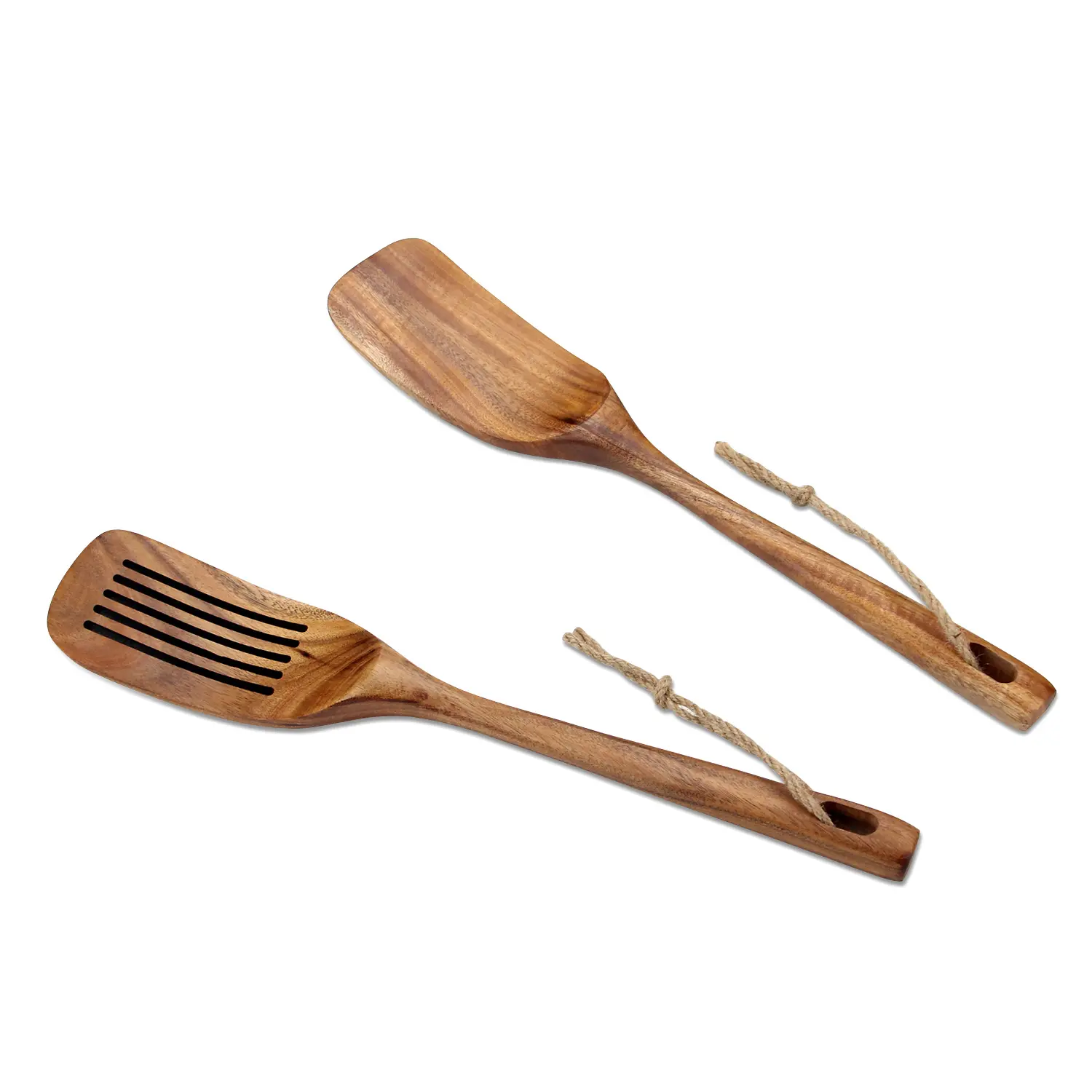 गर्म बेच Nonstick लकड़ी के रसोई खाना पकाने के बर्तन और उपकरणों प्राकृतिक लकड़ी रंग सेट रसोई उपकरण