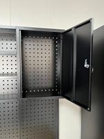 Armoire de rangement d'outils en acier robuste OEM/OBM personnalisable, avec 5 tiroirs verrouillables, design à roulettes, revêtement en poudre pour garage
