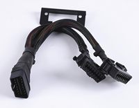 OBDII 1 pria 2 wanita 300mm bawah dasbor Y kabel 20awg tebal aluminium PVC terisolasi jaket tembaga Busway kawat Harness
