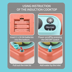 ITTL <span class=keywords><strong>simulation</strong></span> cuisson à la vapeur <span class=keywords><strong>cuisine</strong></span> spray appareils ménagers jouet <span class=keywords><strong>3D</strong></span> couleur boue lumière musique table de cuisson ustensiles de <span class=keywords><strong>cuisine</strong></span> jouets - Product Image 4