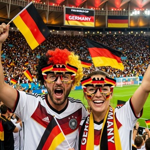 Gafas de Sol con Diseño de <span class=keywords><strong>Bandera</strong></span> Nacional para el Mundial de Fútbol 2026, Novedad en Venta al por Mayor, Gafas para Fanáticos - Product Image 1