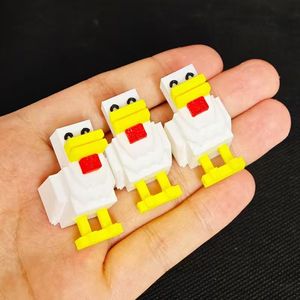 Patos Impresos en 3D, Animales Estilo Pixel, Ideales para Decoración de Habitaciones, Decoración de Fiestas, Regalos Perfectos para Navidad y Halloween - Product Image 5