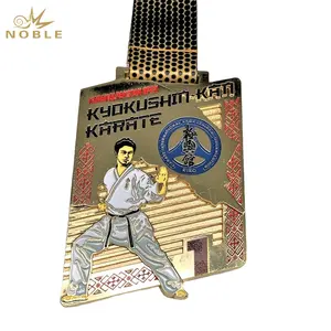 Logam Mulia Kung Fu Tae Kwon Do The Martial Arts Olahraga Souvenir Disesuaikan Medali Permainan