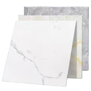 Chất lượng cao 60x60 Glossy Carrara trắng sứ carrelage PISO porcelanato sàn đá cẩm thạch mộc mạc vuông biên giới nội thất gạch - Product Image 2