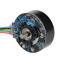 Moteur à Rotor extérieur Bldc 55mm pour agitateur magnétique 12V 24V moteur à courant continu sans balais avec contrôleur