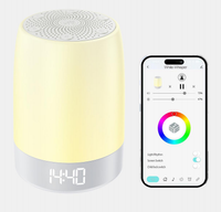 Veilleuse à bruit blanc et couleurs, 32 sons apaisants, lecture de musique personnalisée, lampe rechargeable pour favoriser le sommeil des bébés, enfants et adultes