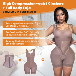 Fajas colombiennes post-chirurgie en Spandex pour femmes, Stage 2, vente en gros - Product Image 3