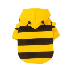Autumn Winter Fleece Lined Dog <b>Clothes</b> Wearable Bee Hoodie with Leash Hole Pet Apparel for Small Dogs & <b>Cats</b> Wholesale Availa - Product Image 5