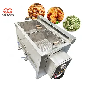 Factory Price Stainless Steel Potato Chips Fried Machinery Deep Fat Fryer Gari Frying Machine For Sale