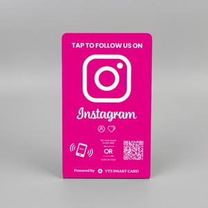 Carte de visite professionnelle NFC personnalisée de haute qualité avec impression programmable, code QR et fonctionnalité de révision sur les réseaux sociaux, en plastique, idéale comme cadeau promotionnel. - Product Image 6