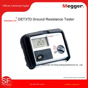 Meilleures ventes : Testeur de résistance de terre à 4 pôles Megger DET4TD2 britannique, instrument d'essai du sol importé, mesure et nouveau modèle DET4TD2 - Product Image 3