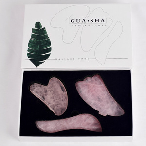 Strumento per Massaggio Facciale Personalizzato con Logo, <span class=keywords><strong>Gua</strong></span> <span class=keywords><strong>Sha</strong></span> in Quarzo Rosa Naturale, Pietra <span class=keywords><strong>di</strong></span> Quarzo, Vera <span class=keywords><strong>Giada</strong></span>, Cristallo <span class=keywords><strong>di</strong></span> Quarzo Rosa - Product Image 6