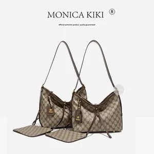 Bolso de Hombro de PU de Gran Capacidad con Patrón de Letras de Diseñador de Moda de Lujo, Bolso Cruzado Diario de Tendencia con Correa Única para Mujer - Product Image 4
