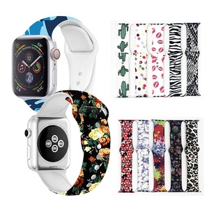 Bracelet de montre en silicone liquide personnalisable pour Apple Watch SE S7 6 S5 4 Series Ultra 3 2, idéal pour le sport et la personnalisation (vente en gros) - Product Image 4