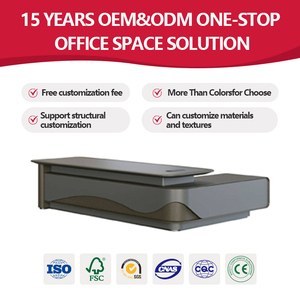 Bàn làm việc góc dành cho giám đốc, chất liệu gỗ nguyên khối hiện đại, sang trọng, bền bỉ và thanh lịch, bàn quản lý cấp cao, nội thất thương mại, bàn làm việc CEO. - Product Image 4