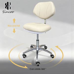 Wholesale <b>Adjustable</b> Hydraulic Round Roller Nail Spa Pedicure Salon Furniture Technician <b>Stool</b> Chair with 360 Degree Swivel - Product Image 4