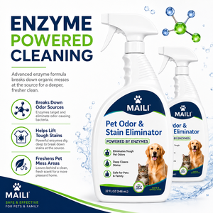 Bio-Enzymatic Dog Cat <strong>Pet</strong> Odour and Stain <strong>Remover</strong> Safe <strong>Pet</strong> Urine Food Vomit Odors Eliminator Spray for Home - Product Image 4